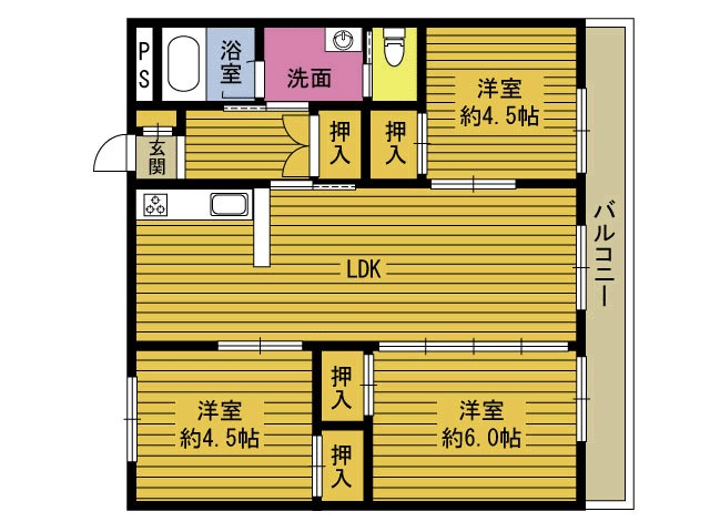 大洲Ｒアパートメント