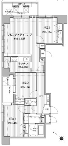 アクタス渡辺通パークシティ