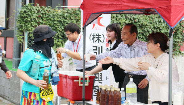 100キロウォークの応援をさせていただきました！