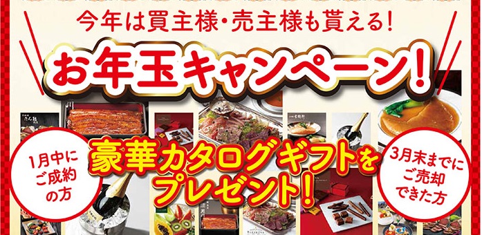 お年玉キャンペーンを開催いたします。