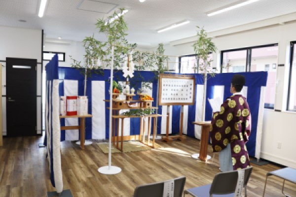 トーヨービルメン竣工式